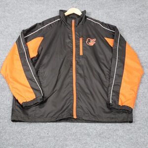 Baltimore Orioles GIII Carl Banks Windbreaker Jacket Mens XL‎ Full Zip